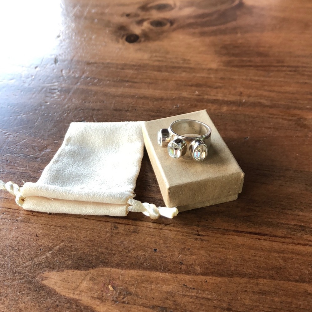 Versani Sterling Silver Gemstone Ring - image 4